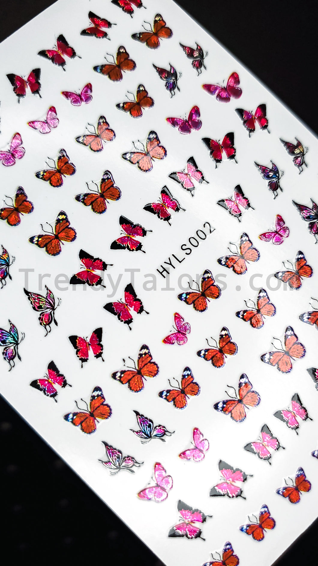 Pink Laser Butterflies