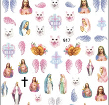 Load image into Gallery viewer, Pastel Jesus and Maria
